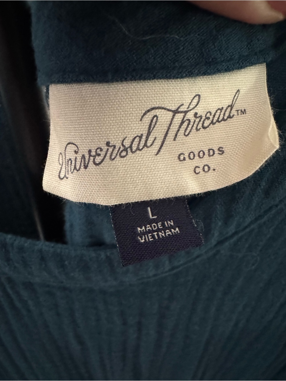 Universal Thread Teal Tiered Maxi Dress with Pockets - Picture 4 of 6
